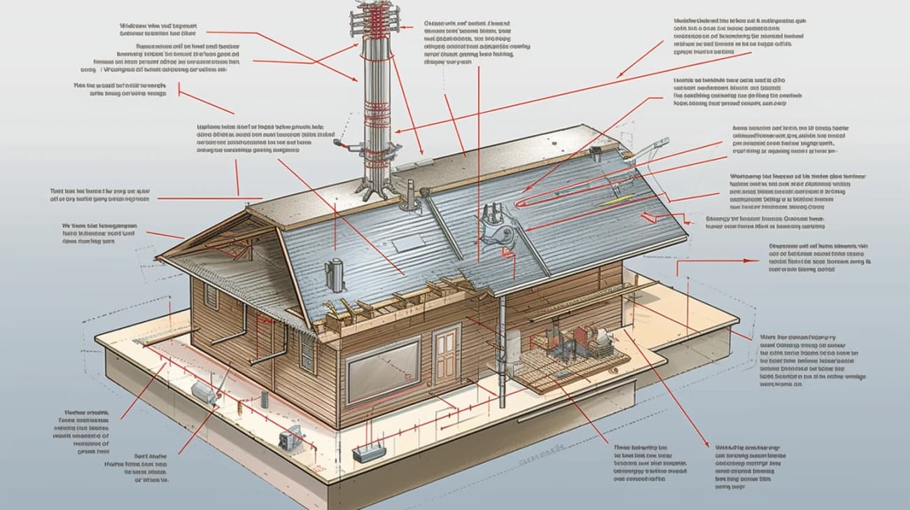 Instalacja odgromowa na dachu - Piorunochron, odgromienie, odgromówka