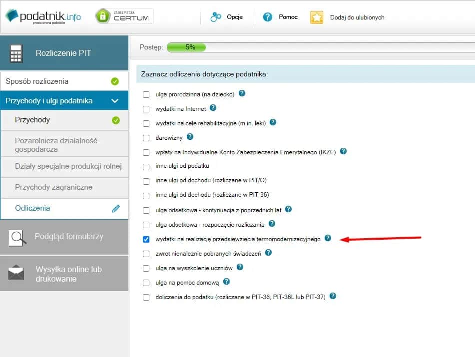 Fotowoltaika - jak odliczyć od podatku ulgę termomodernizacyjną i na instalację PV?